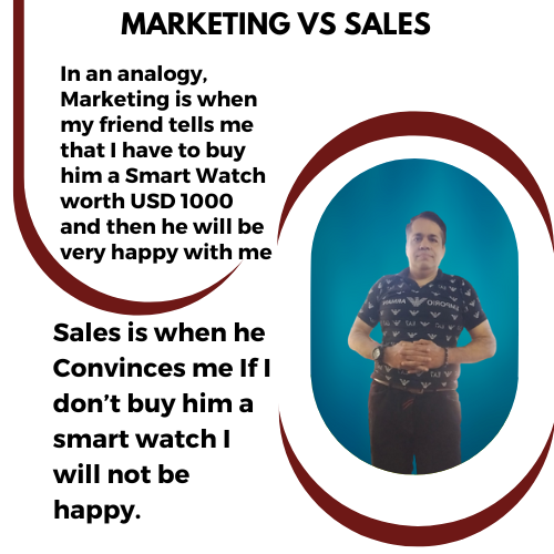 MARKETING VS SALES